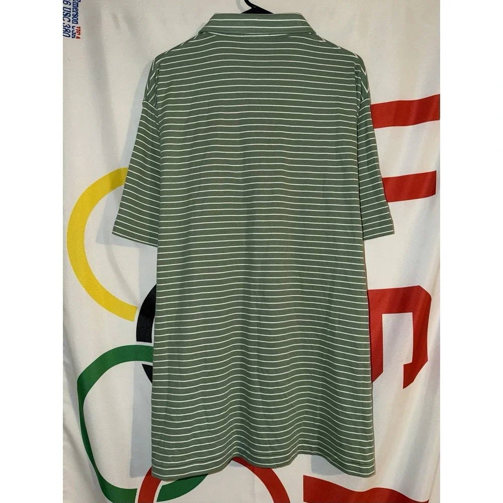 NWT Polo Ralph Lauren Classic Fit Shirt Mens XL Cotton $115 MSRP Green Striped